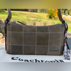 Coachtopia Small Slouchy Shoulder Bag In Upcrafted Patchwork. Read description*